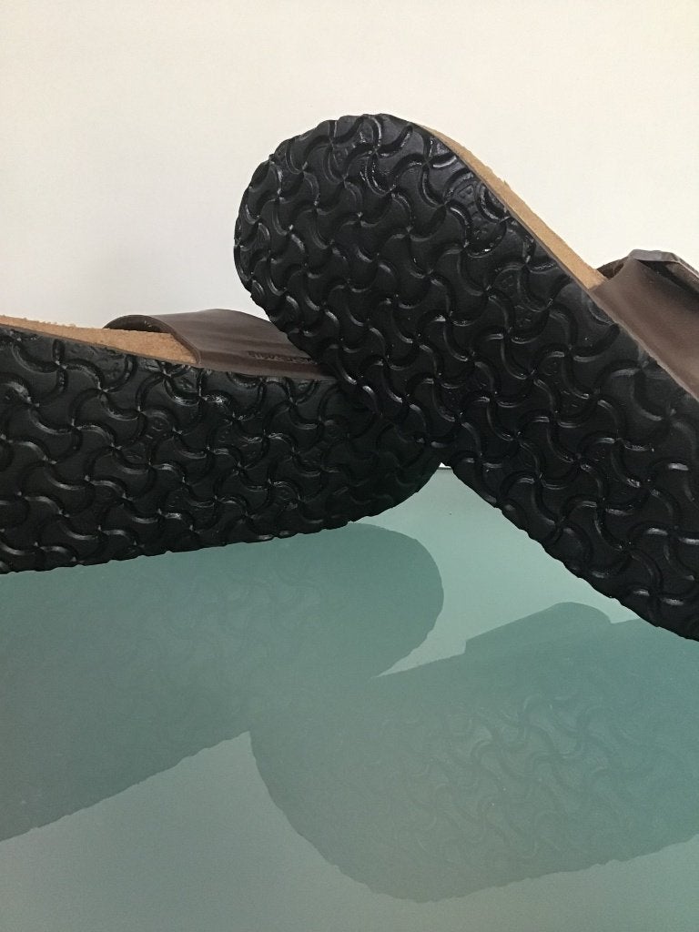 Birkenstock Ramses 44 | bruin | slippers | Gratis verzenden, Kleding | Heren, Schoenen, Slippers, Bruin, Verzenden, Zo goed als nieuw