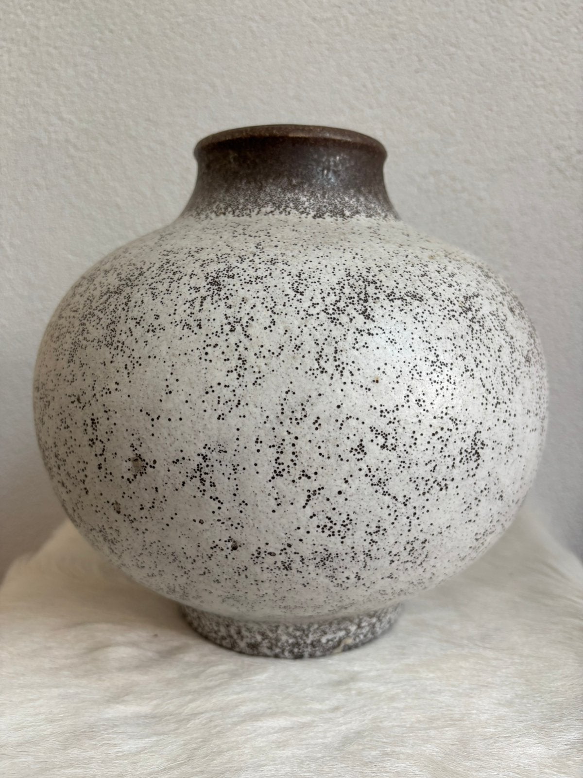 Fraaie bolvormige vaas Jasba Keramik West-Gemany 22 cm, Antiek en Kunst, Ophalen of Verzenden
