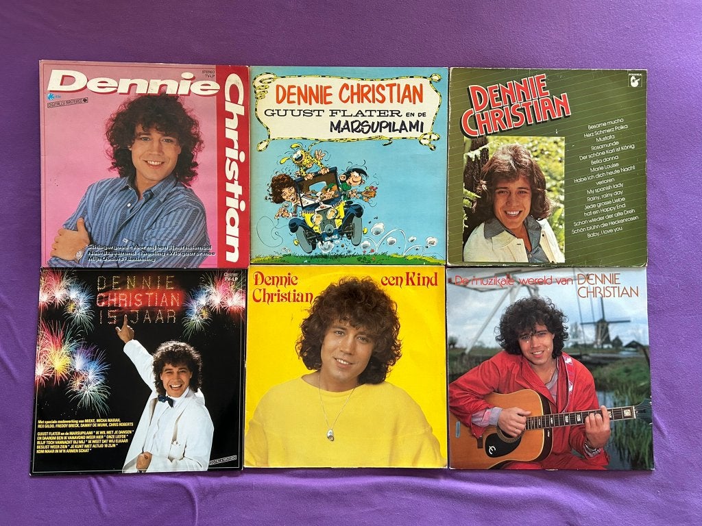 7 LP's Dennie Christian (ook per stuk te koop), Cd's en Dvd's, LP, Gebruikt, Ophalen of Verzenden, Levenslied of Smartlap