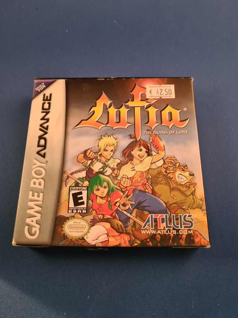GBA - Lufia The Ruins of Lore (Box only), Spelcomputers en Games, Avontuur en Actie, Gebruikt, Verzenden, 1 speler