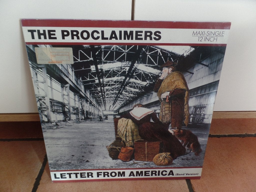 Maxi single  The Proclaimers - Letter From America, Ophalen of Verzenden, 7 inch, Rock en Metal