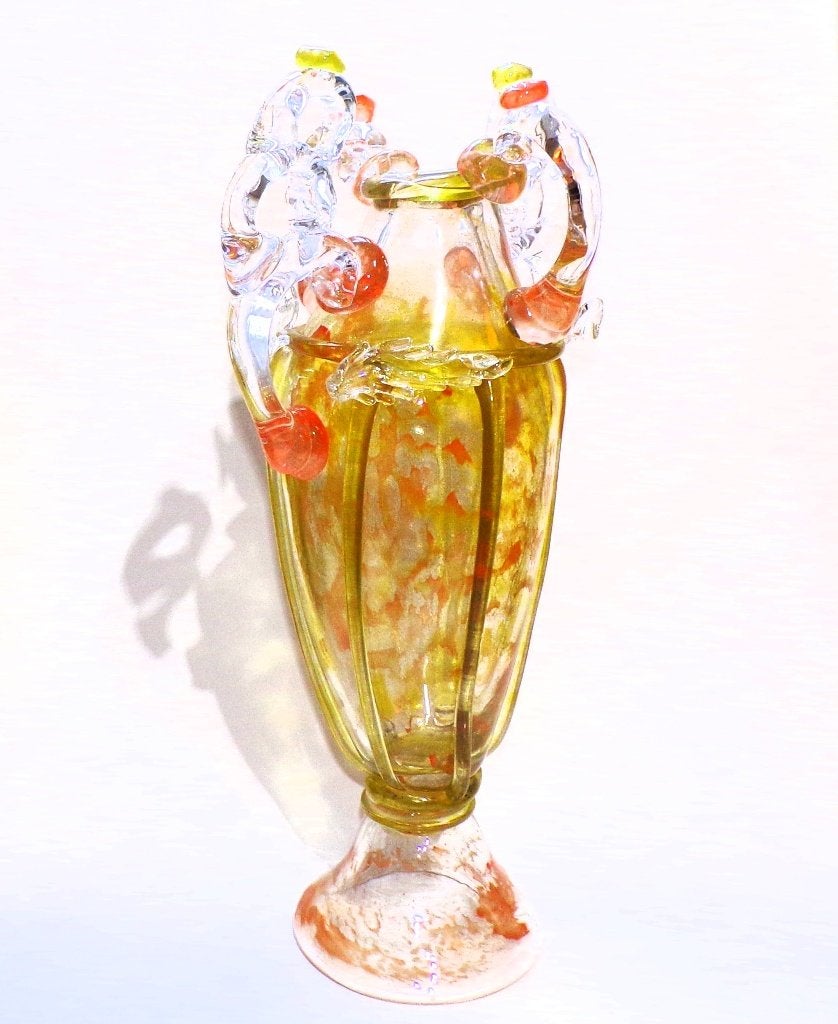 Bernard Heesen - unica glaskunst "Aguiere" ., Ophalen of Verzenden