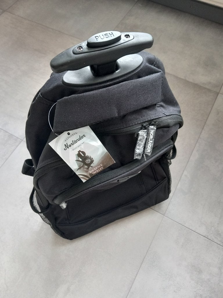rugzak trolley reistas, Ophalen, Nieuw, Zwart, 30 cm of meer