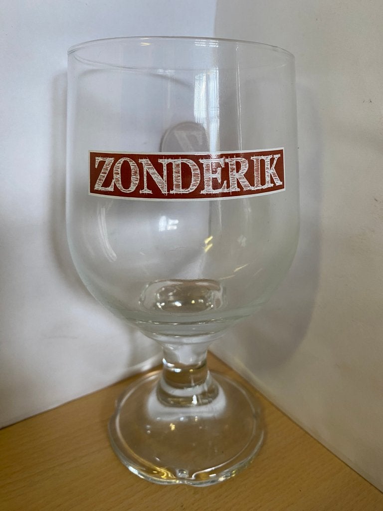 Zonderik bierglas 33cl Belgisch bier, Ophalen of Verzenden, Zo goed als nieuw, Glas of Glazen, Overige merken