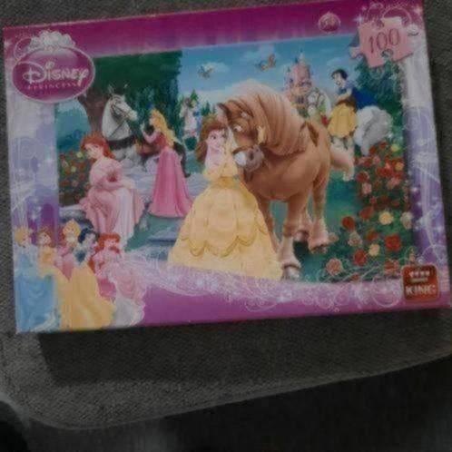 Puzzel 100 stukjes prinses, Verzenden, Meer dan 50 stukjes, Zo goed als nieuw, 6 jaar of ouder