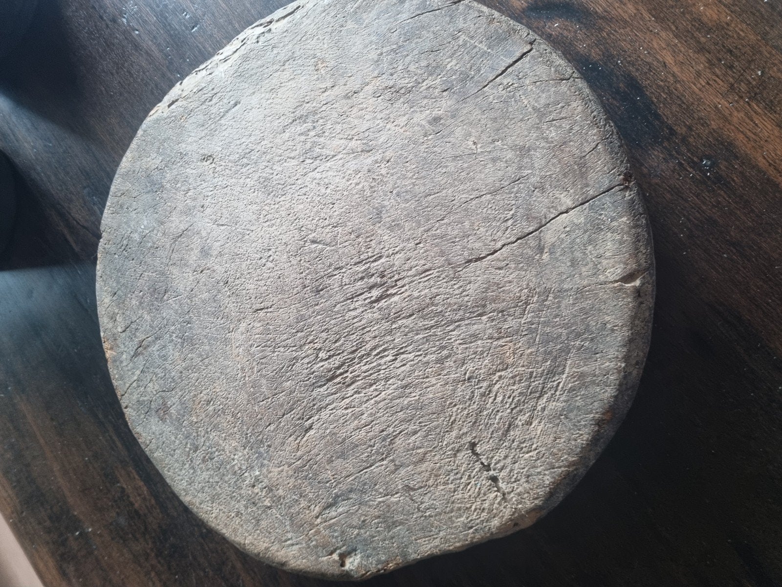 Antieke houten snijplank / dienblad, Ophalen