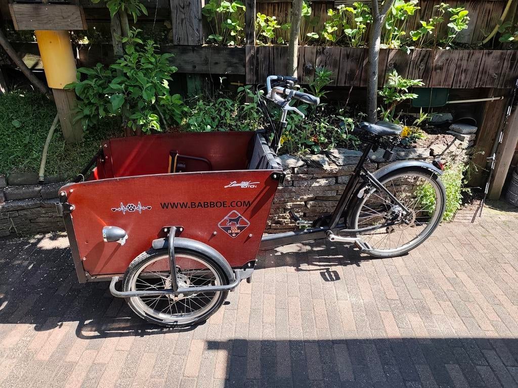 Babboe dog gekeurd  dog honden bakfiets  of 2 kinderen, Ophalen, Gebruikt, 4 kinderen of meer