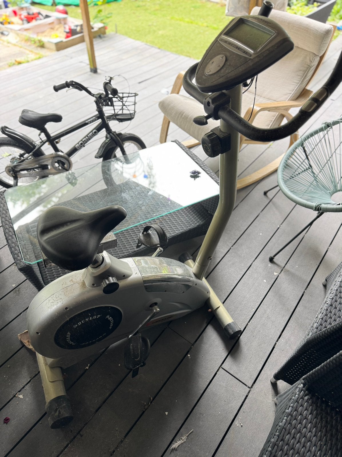 Dunlop Hometrainer - Ideaal voor thuisworkouts, Gebruikt, Ophalen of Verzenden, Metaal, Benen