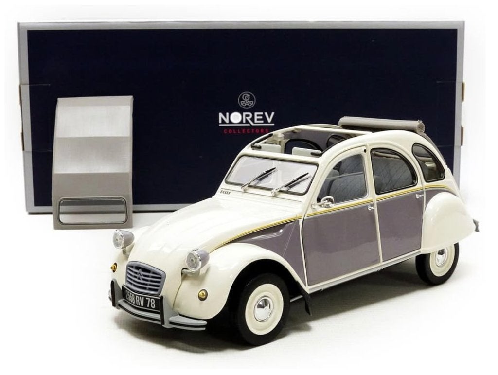 Citroen 2CV Dolly 1985 Wit & Grijs 1/18 Norev ref: 181494, Hobby en Vrije tijd, Modelauto's | 1:18, Verzenden, Nieuw, Auto, Norev
