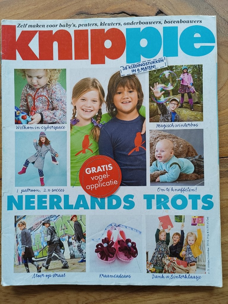 Knippie oktober november 2010 - Neerlands Trots, Hobby en Vrije tijd, Kledingpatronen, Ophalen of Verzenden, Zo goed als nieuw