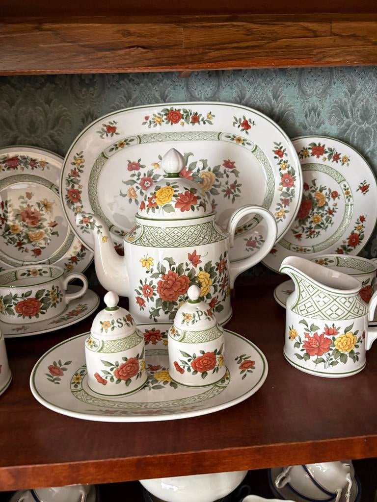 Koffieservies Villeroy & Boch - Summerday, Ophalen of Verzenden, Zo goed als nieuw, Overige stijlen, Porselein