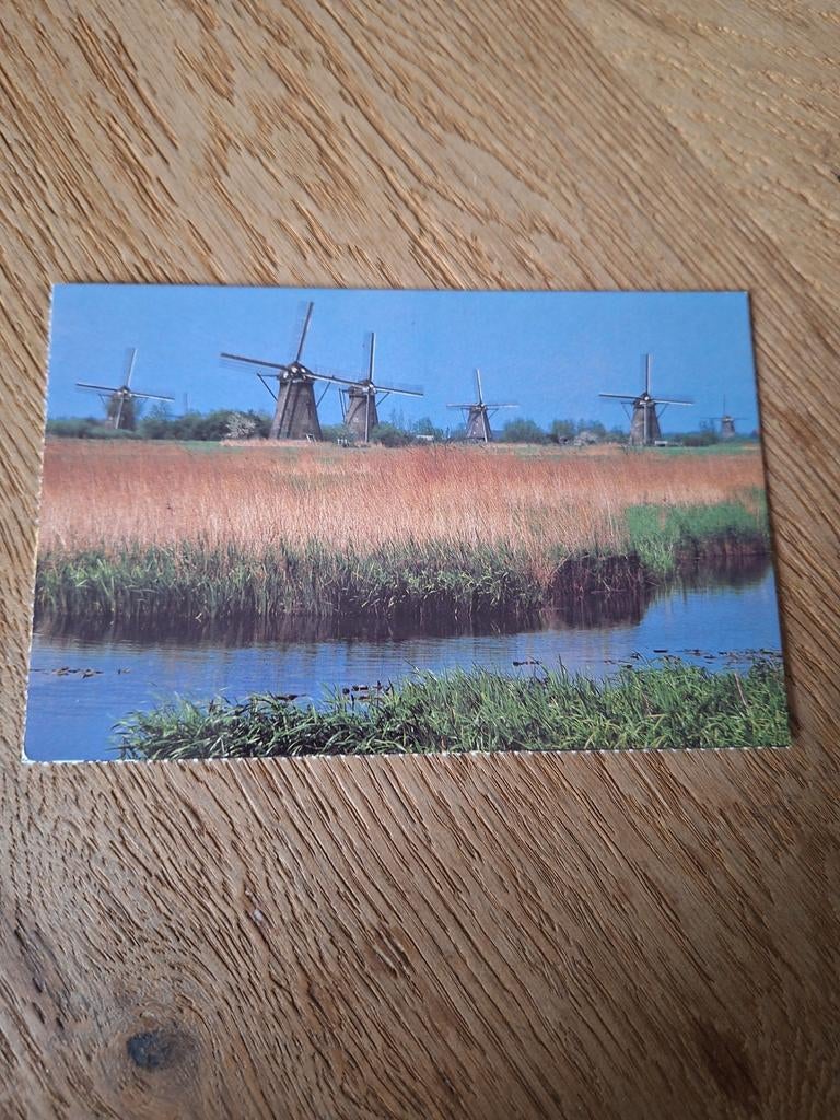 Ansichtkaart Molens Kinderdijk Zuid-Holland, Ophalen of Verzenden, 1960 tot 1980, Ongelopen, Zuid-Holland