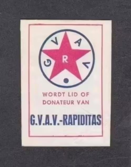 Suikerzakje GVAV Rapiditas Voetbal Groningen., Ophalen of Verzenden, Zo goed als nieuw