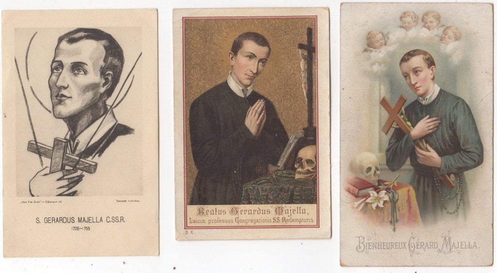 3 prentjes Gerardus Majella, Verzamelen, Verzenden