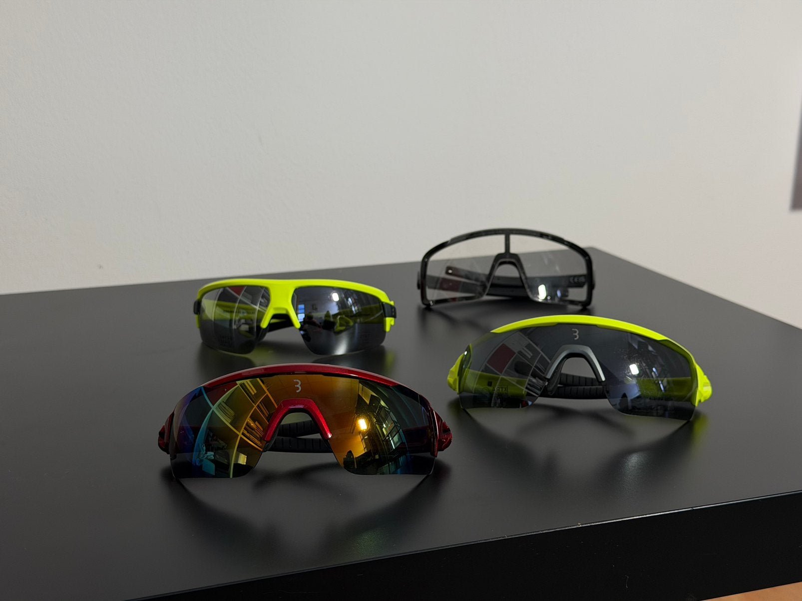 4xBBB Cycling Fietsbrillen/Sportbrillen Verschillende Lenzen, Ophalen of Verzenden, Zo goed als nieuw, Bovenkleding