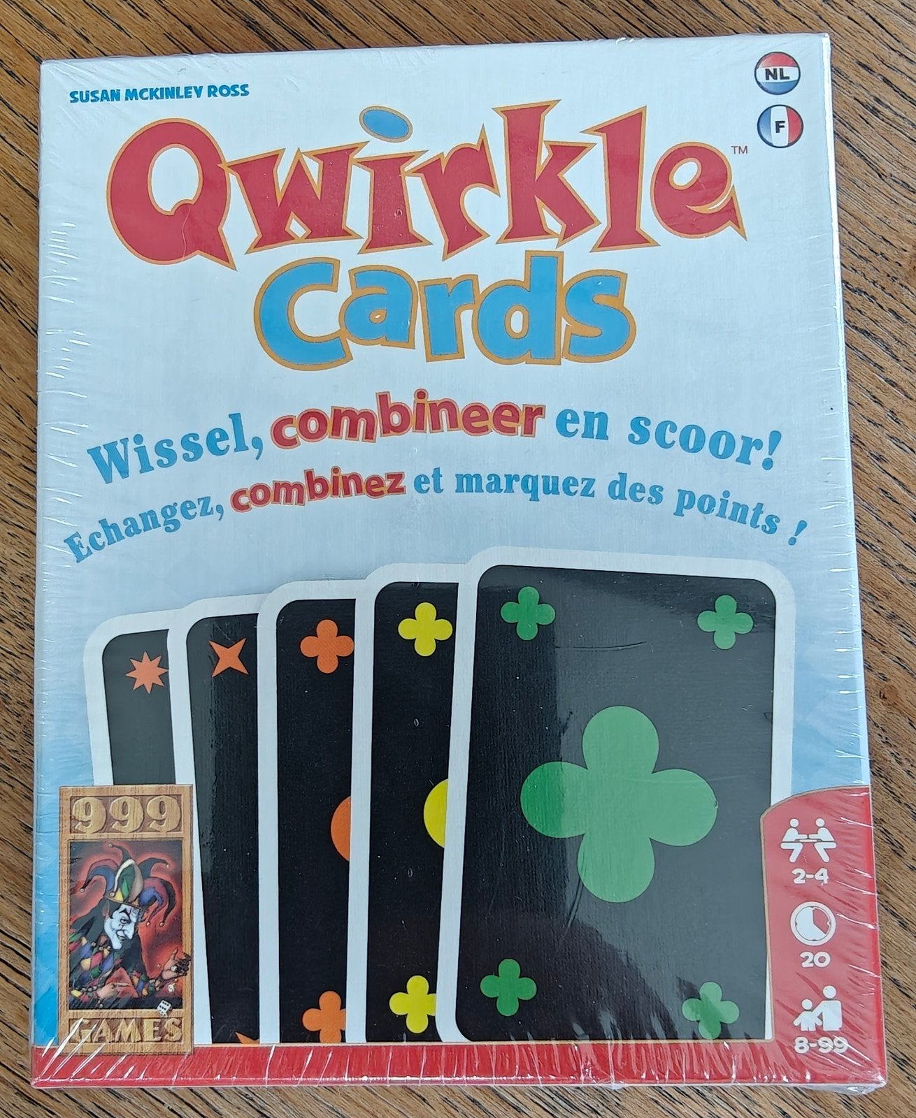 Qwirkle Cards: Wissel, combineer en scoor!, Drie of vier spelers, Ophalen of Verzenden, Nieuw, 999 Games