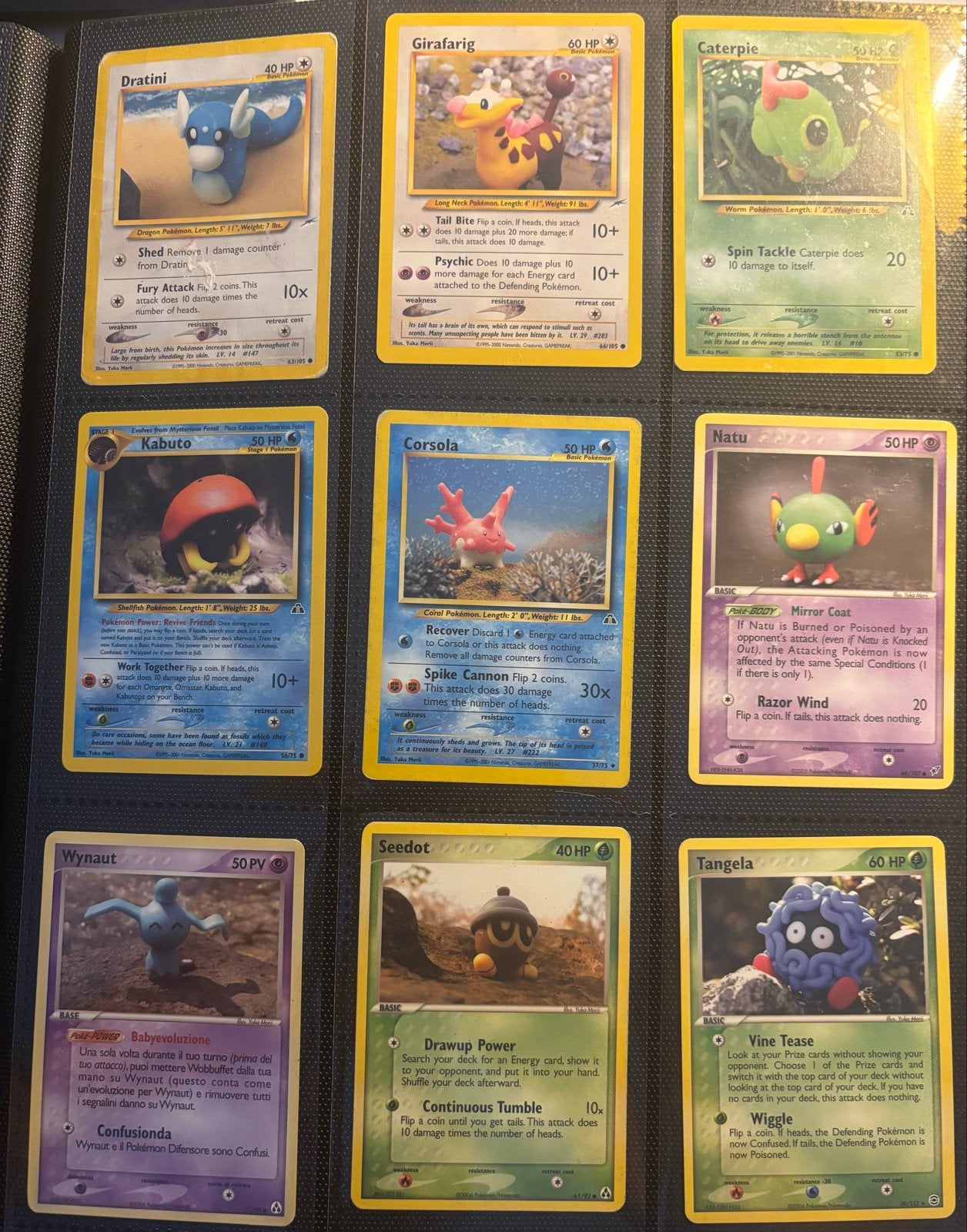 Yuka Morii - klei Pokemon kaarten- 56 stuks, Ophalen of Verzenden, Gebruikt, Meerdere kaarten