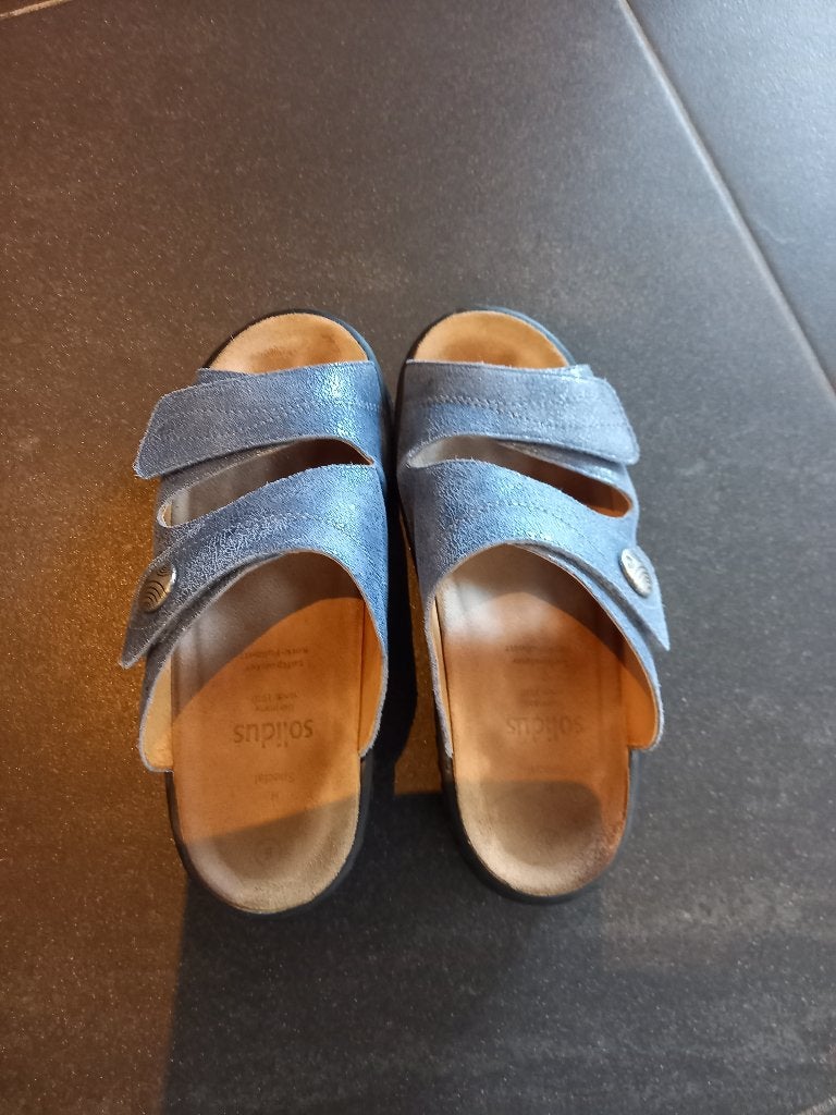 Slippers, Kleding | Dames, Slippers, Finn Comfort, Blauw, Nieuw