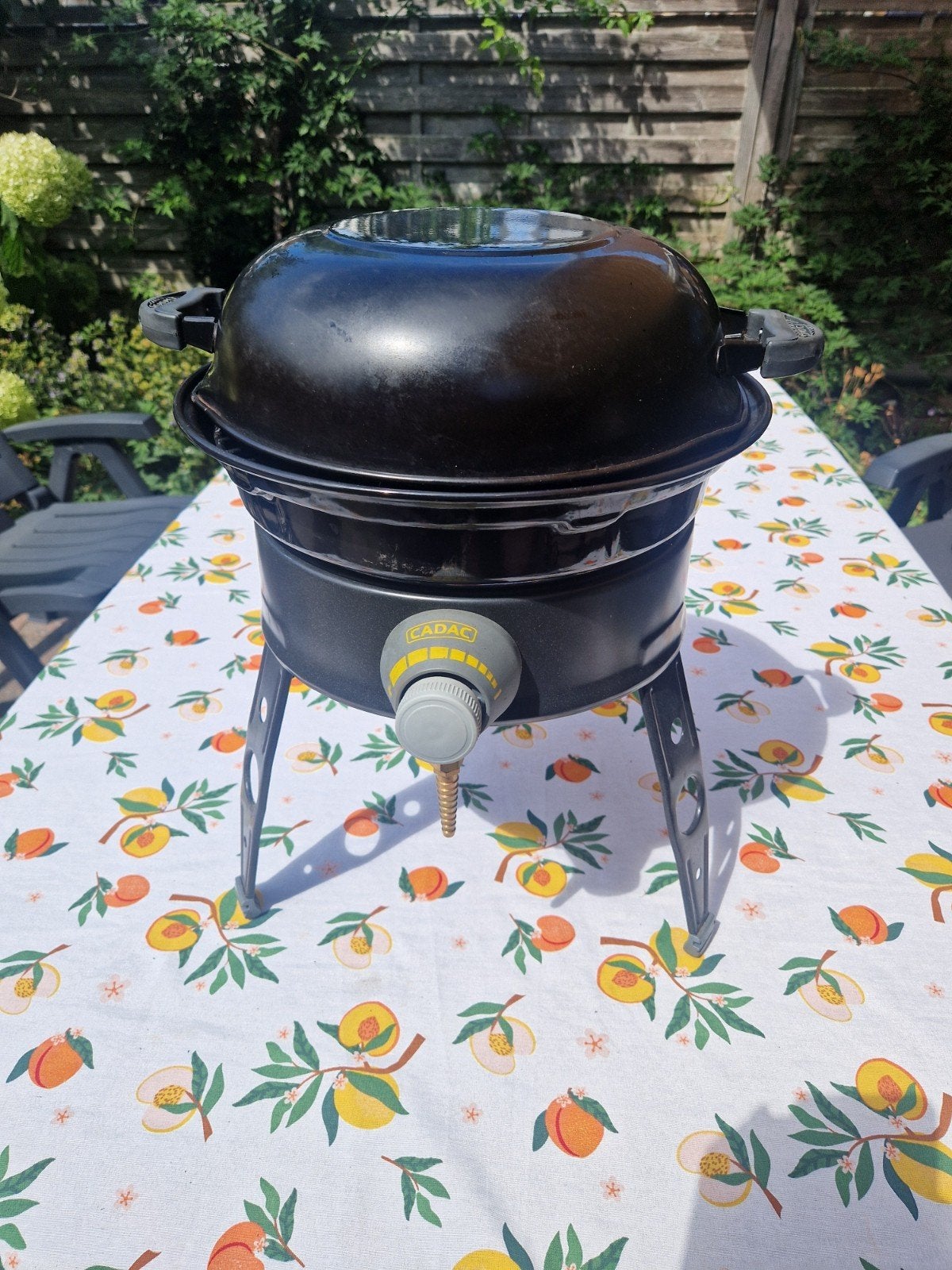 Cadac Safari Chef compleet met accessoires en tas, Caravans en Kamperen, Kampeeraccessoires, Ophalen, Gebruikt