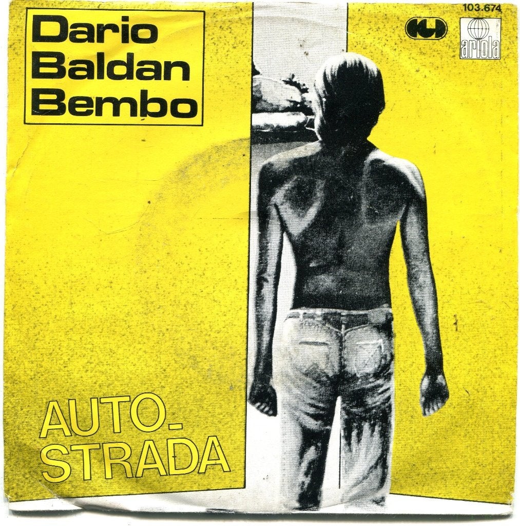 DARIO BALDAN BEMBO  -  Auto-strada, Fotohoes, Ophalen of Verzenden, Gebruikt, Pop