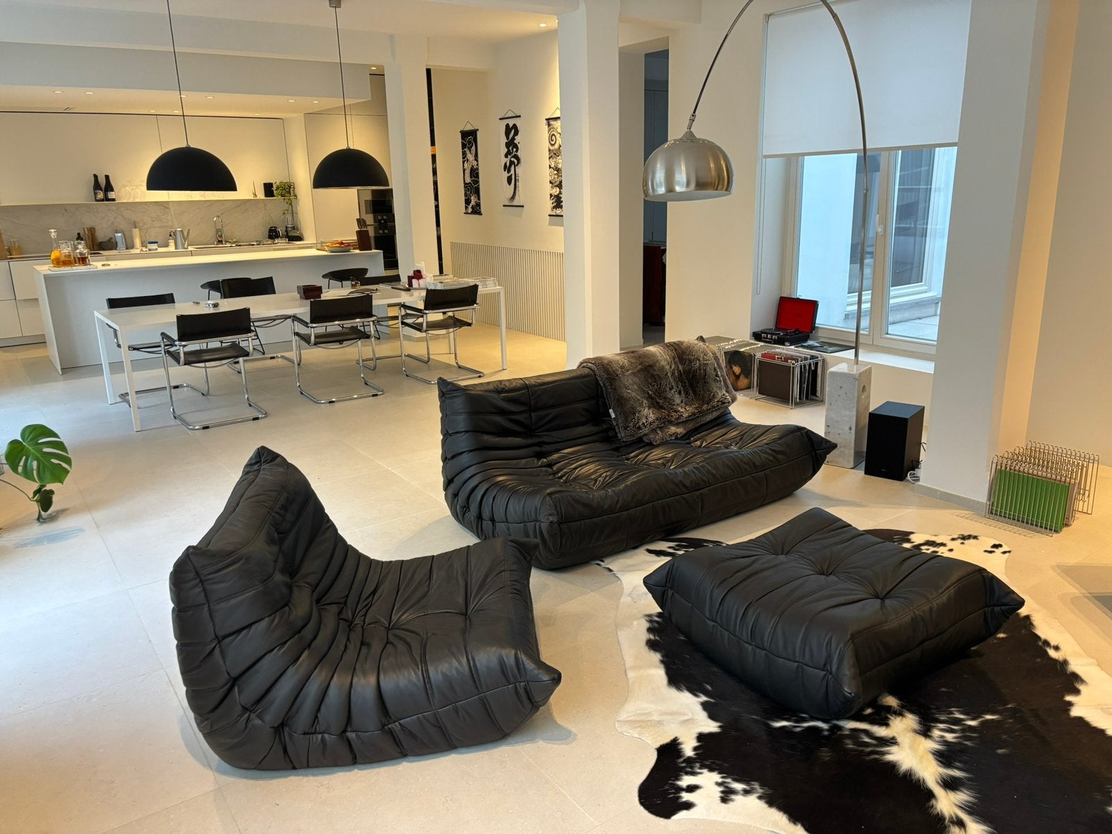 Originele Ligne Roset Togo Set | 2024 ZGAN, 100 tot 125 cm, 150 tot 200 cm, Leer, Ophalen of Verzenden