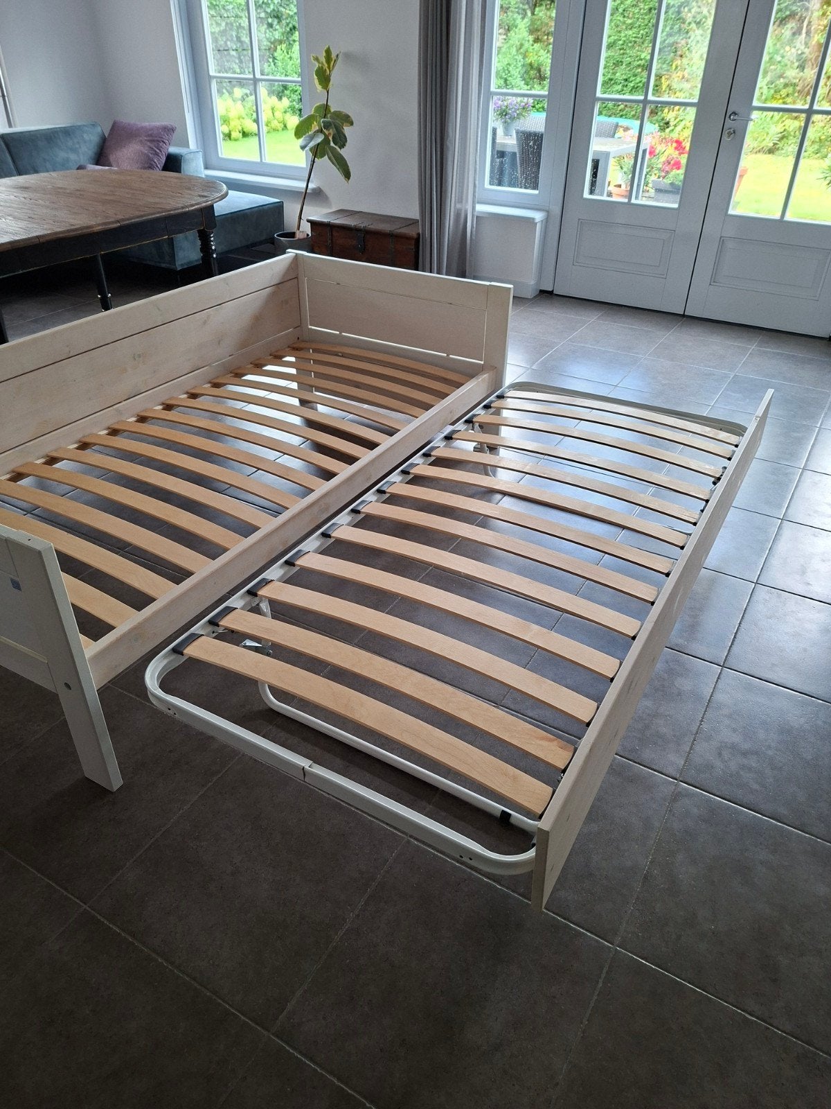 Time Life eenpersoonsbed 90x200cm met uitschuifbed, Ophalen, Gebruikt, 90 cm, Eenpersoons