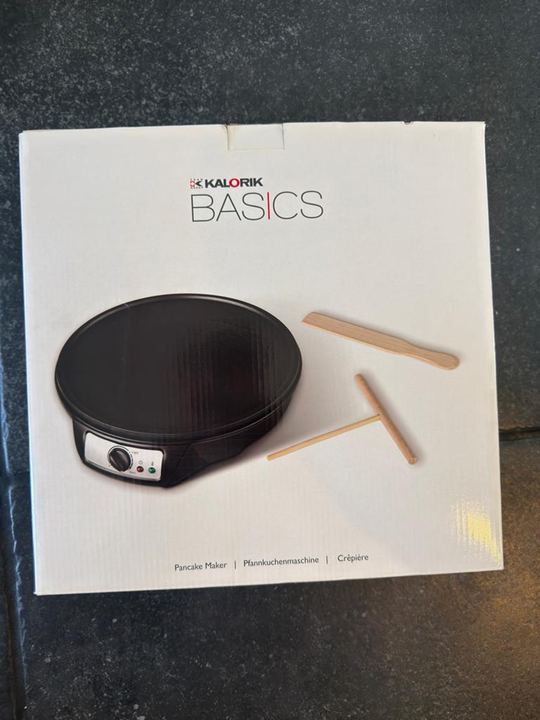 Nieuwe Kalorik Basics Pannenkoeken- & Crêpe Maker, Witgoed en Apparatuur, Ophalen of Verzenden, Zo goed als nieuw