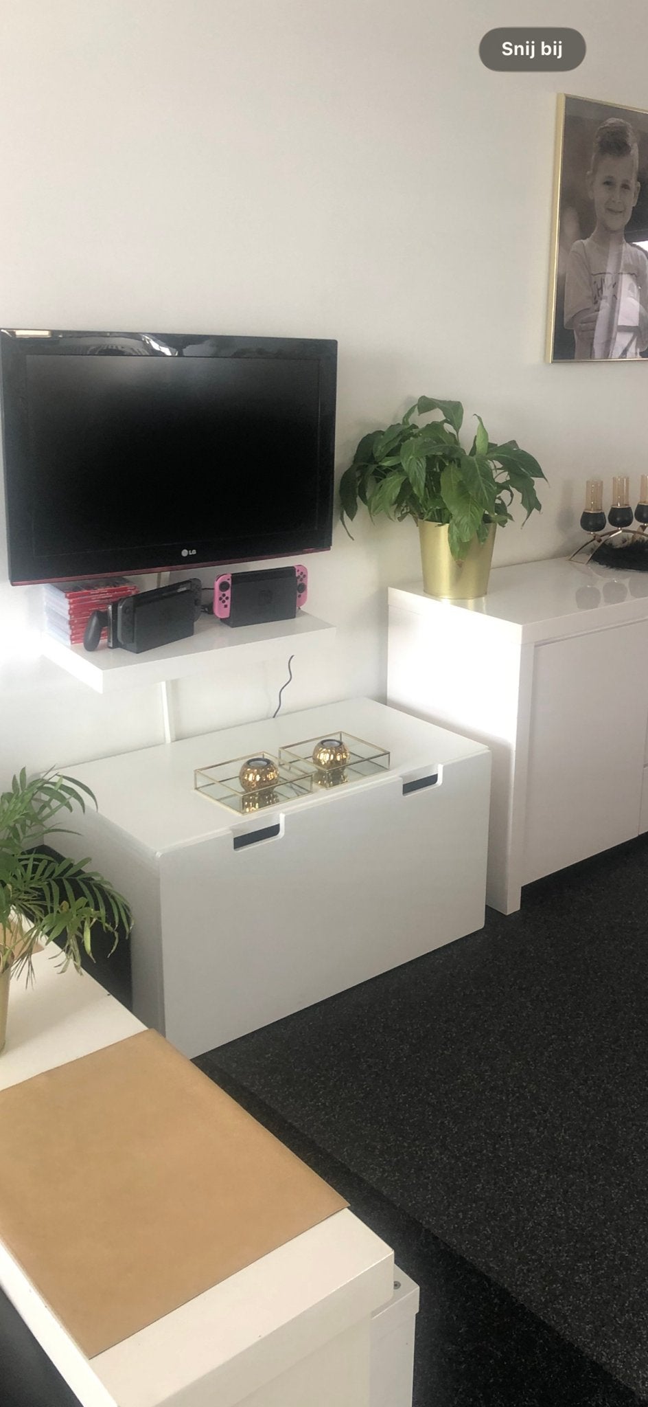 IKEA SMÅSTAD speelgoedkist met bank, Ophalen, 50 tot 100 cm, Zo goed als nieuw, Minder dan 100 cm
