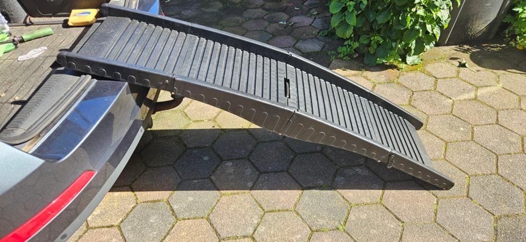 Hondenloopplank opvouwbaar, Ophalen