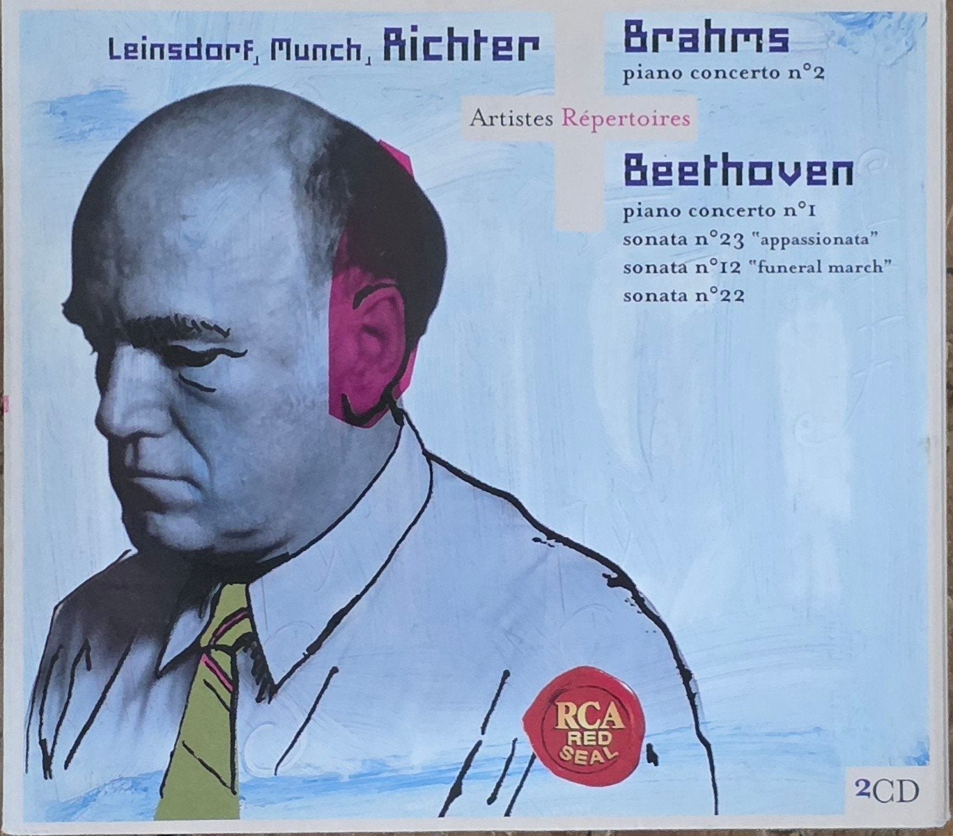 Richter. Brahms & Beethoven: Concerten en Sonates (2CD), Boxset, Soloconcert, Inclusief doosje, Ophalen of Verzenden
