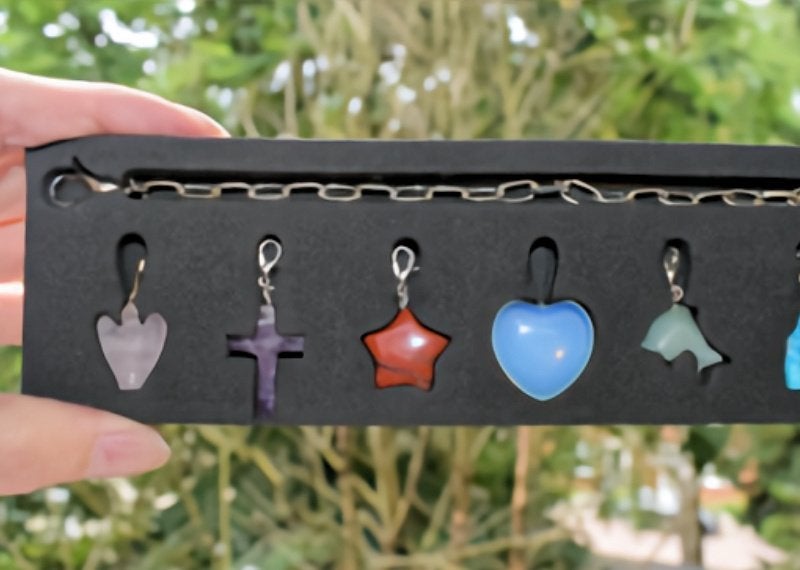 Armband met edelsteen en ketting, Sieraden, Tassen en Uiterlijk, Edelstenen, Ophalen of Verzenden, Nieuw