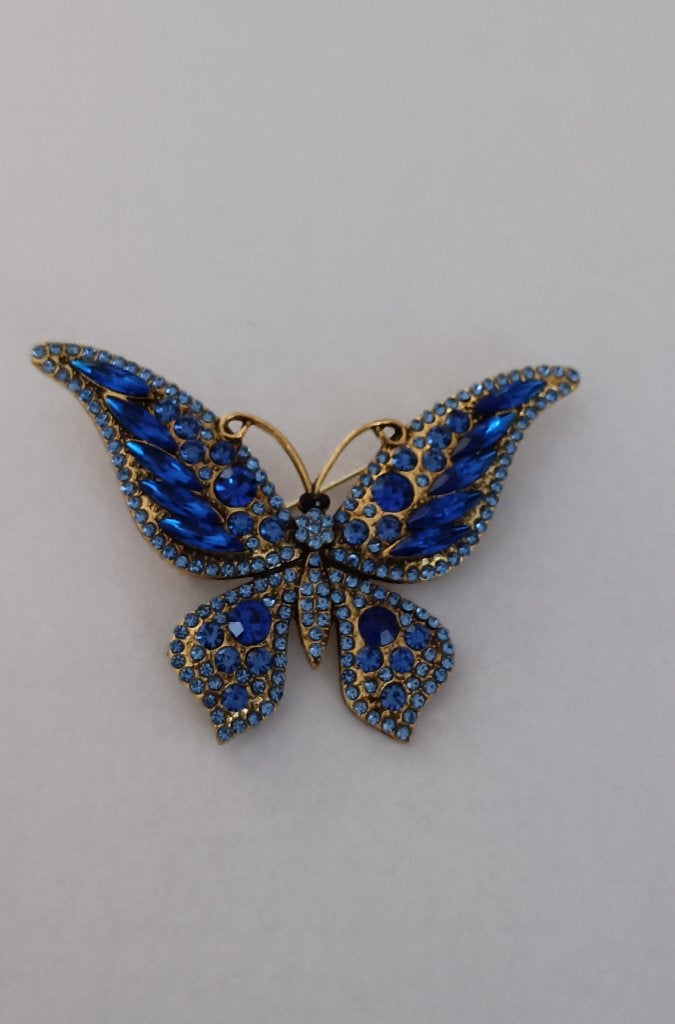 Vlinder broche, Sieraden, Tassen en Uiterlijk, Broches, Overige materialen, 4 tot 7 cm, Overige kleuren, Nieuw