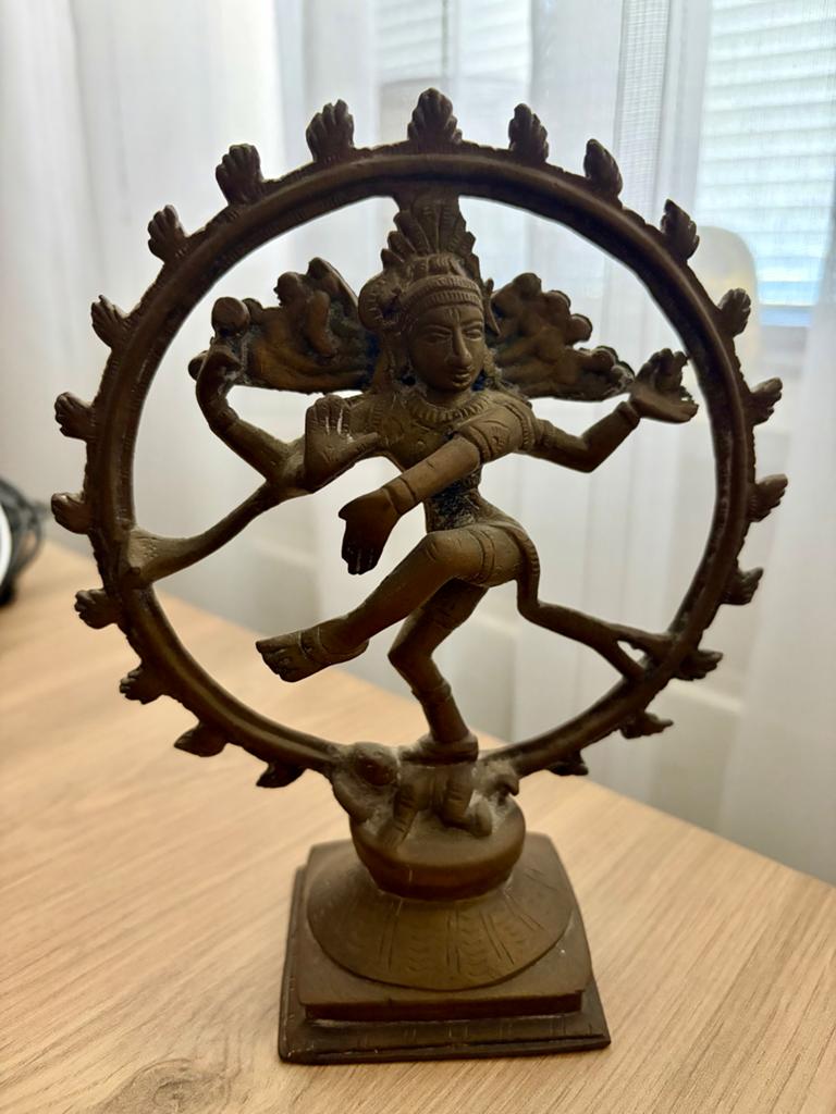 Vintage Shiva Nataraja beeld - Dansende God, Ophalen of Verzenden