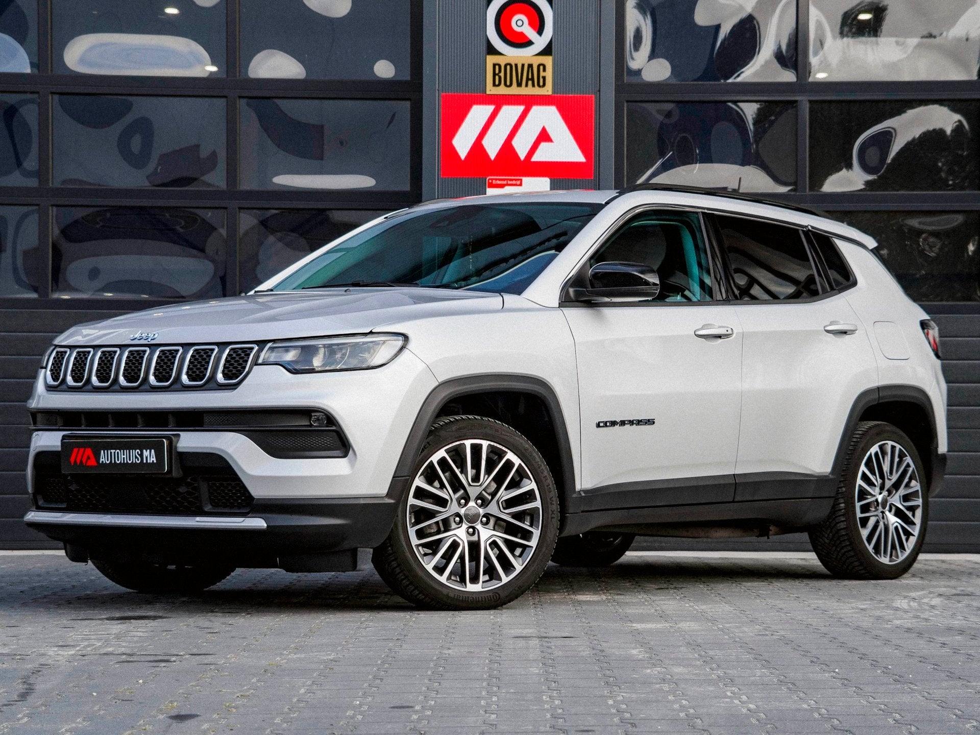 Jeep COMPASS 4xe 190 Plug-in Hybrid Electric Limited | PANO, Automaat, Leder en Stof, Bedrijf, Vierwielaandrijving