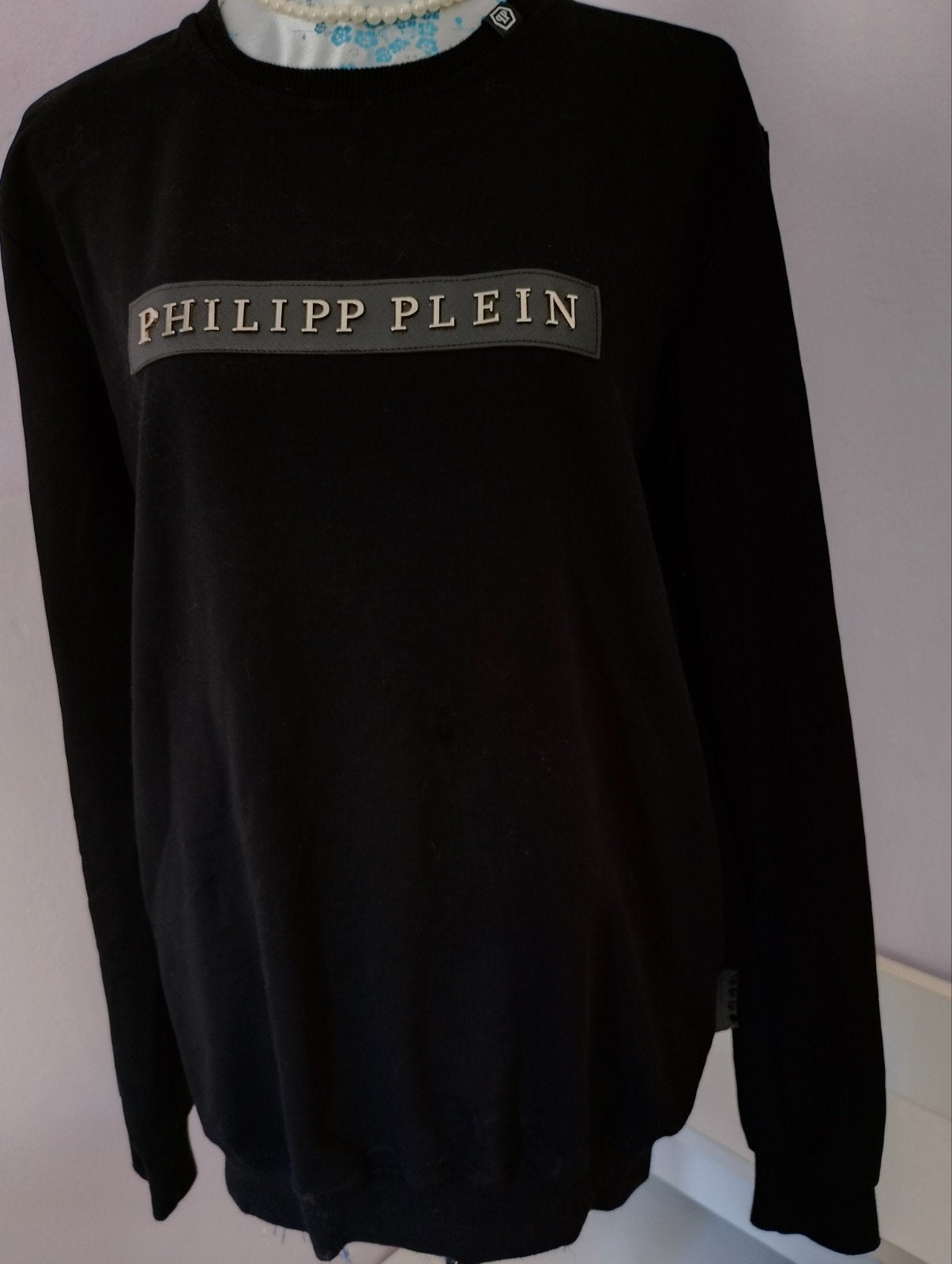 Philipp Plein sweater Zwart Maat L, Kleding | Heren, Maat 52/54 (L), Zwart, Ophalen of Verzenden, Zo goed als nieuw