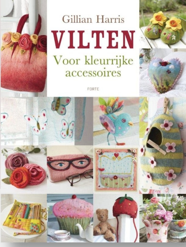 Boek: Vilten voor kleurrijke accessoires
