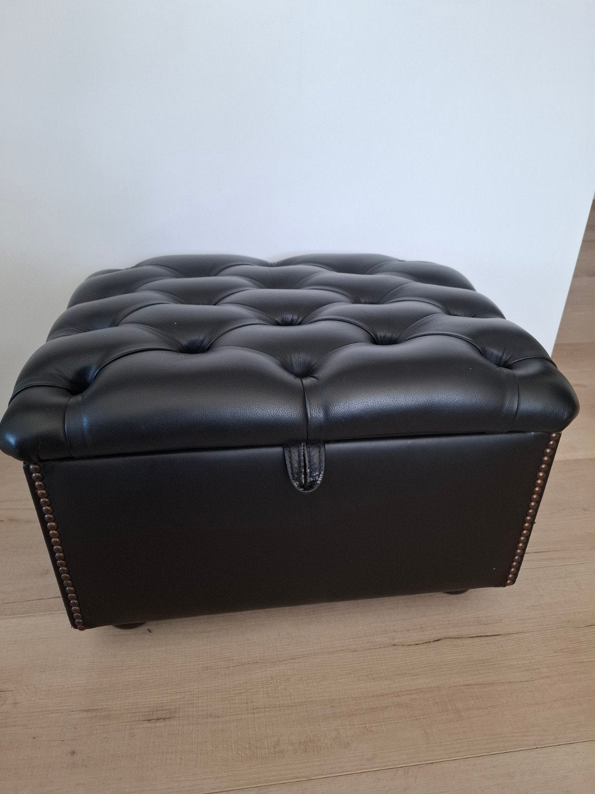Chesterfield Poef., Ophalen of Verzenden, Gebruikt, Minder dan 50 cm