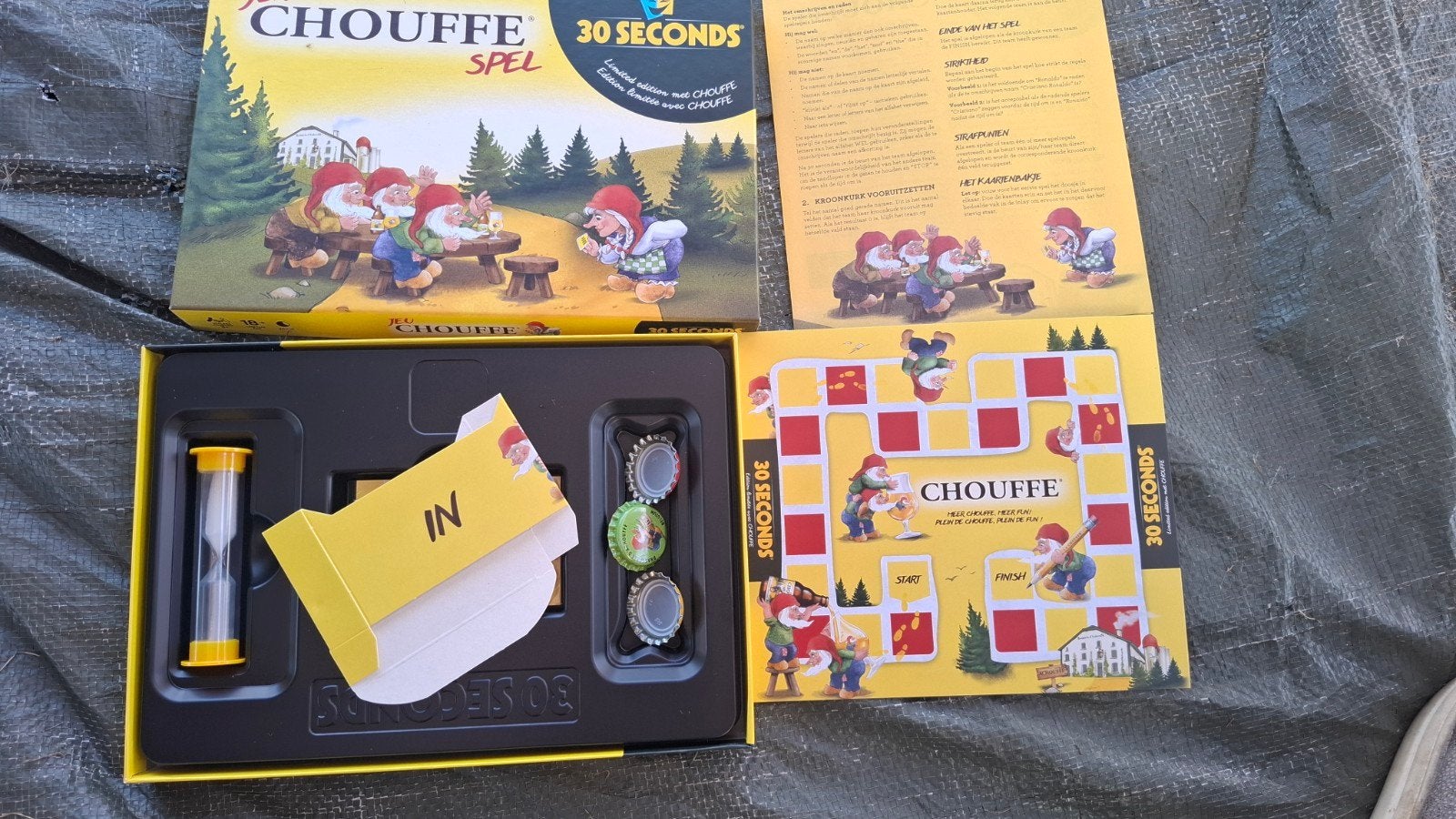 Chouffe 30 Seconds Spel - Limited Edition, Hobby en Vrije tijd, Drie of vier spelers, Ophalen of Verzenden, Zo goed als nieuw