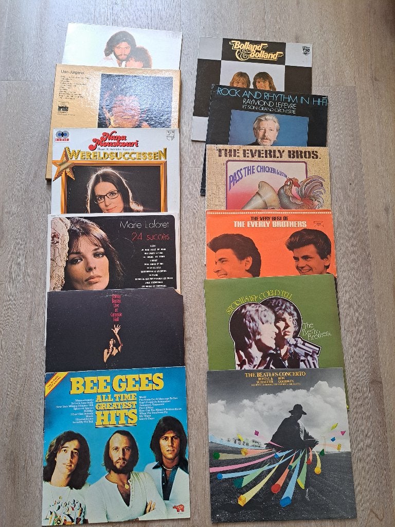 Partij Vinyl LP's, Cd's en Dvd's, Vinyl | Pop, LP, Originele persing, Overige genres, Ophalen of Verzenden