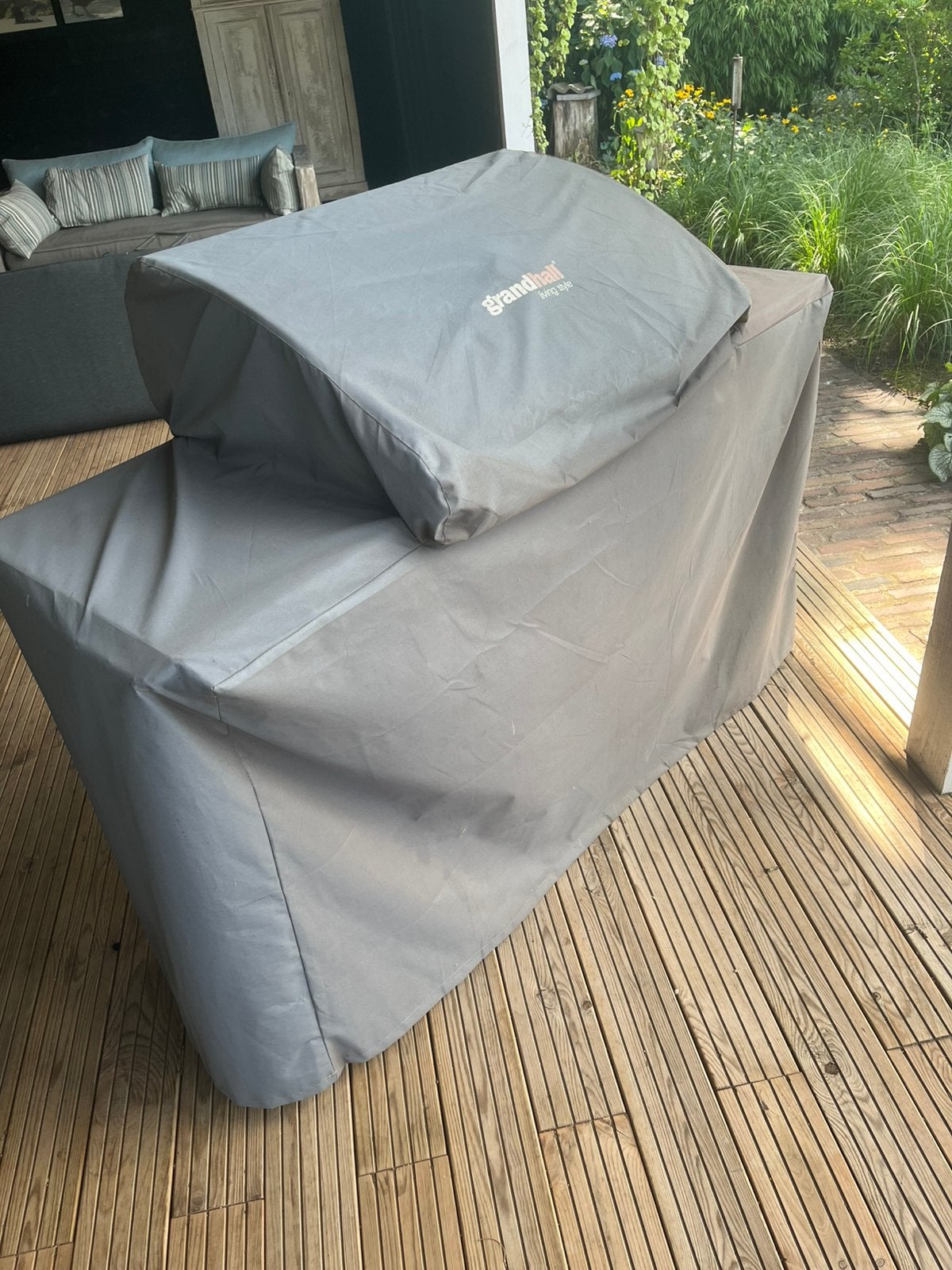 Mooie Grandhall gas BBQ GTI4S, Ophalen, Gebruikt