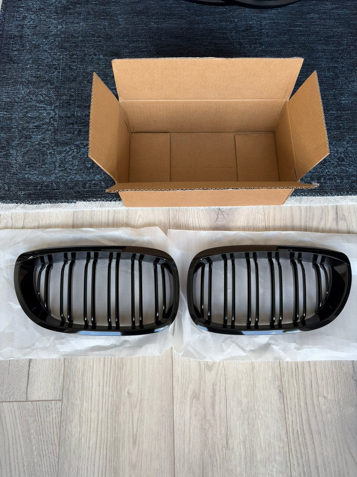 BMW E46 coupe en cabrio grill/nieren hoogglans zwart nieuw, Ophalen of Verzenden, Nieuw, BMW
