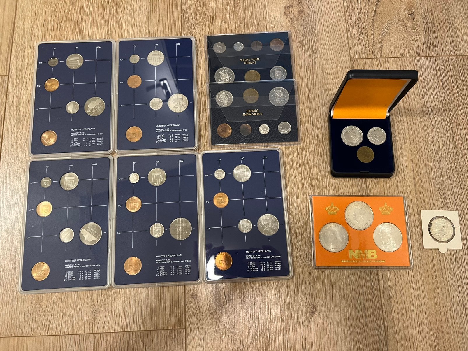 Verzameling munten gulden set FDC UNC Rijks munt, Ophalen of Verzenden, Overige landen, Overige waardes