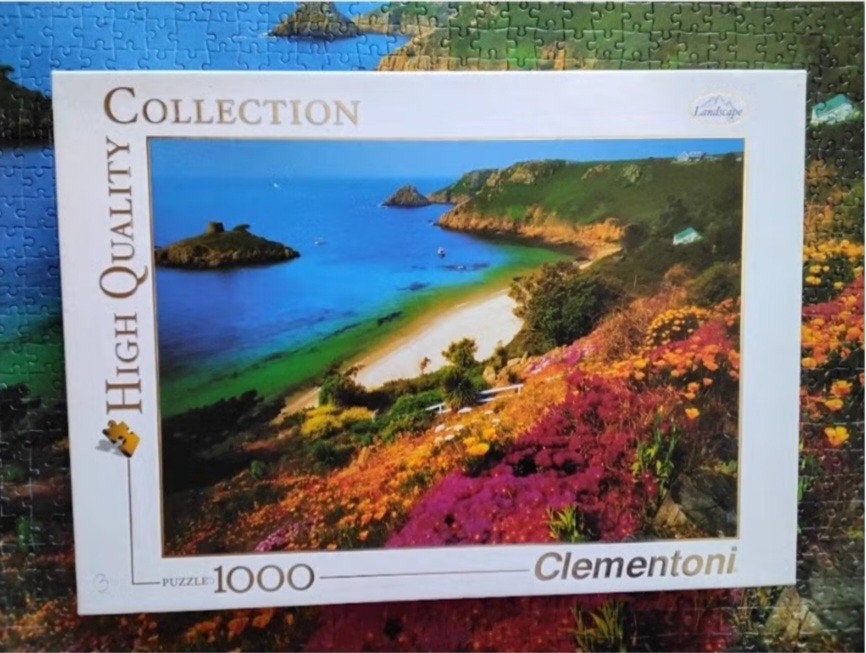 3 Clementoni puzzels landscapes, Ophalen, 500 t/m 1500 stukjes, Zo goed als nieuw, Legpuzzel