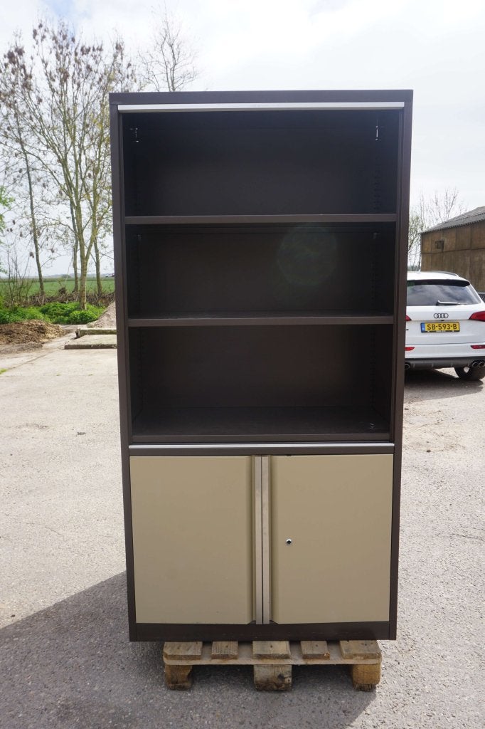 Half open kast archiefkast gereedschapskast Magazijnkast, Huis en Inrichting, Kasten | Roldeurkasten en Archiefkasten, Gebruikt