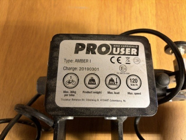 pro user fietsendrager, Ophalen, Gebruikt, Brede banden, 1 fiets