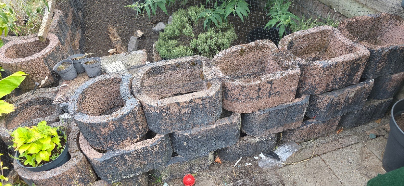 Bloembakken, Tuin en Terras, Bloembakken en Plantenbakken, Ophalen, Steen