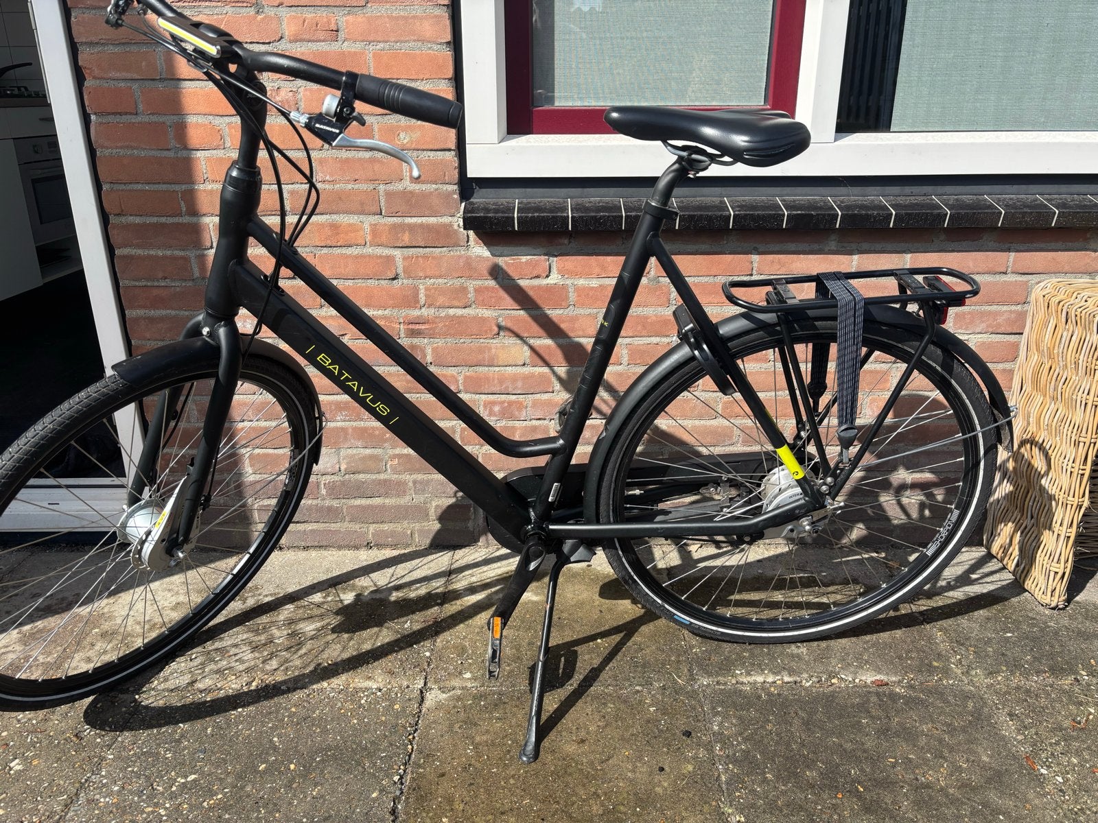 Batavus Fonk Zwart - 7 versnellingen - Lichte stadsfiets, Ophalen, Gebruikt, Batavus, Versnellingen