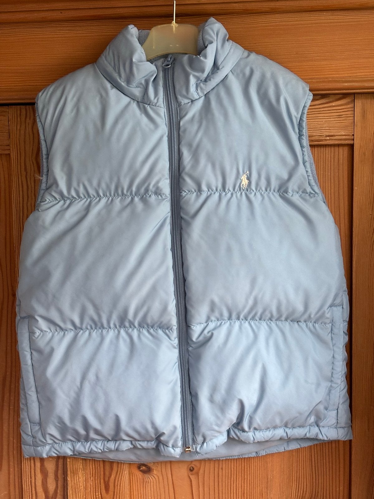 Ralph Lauren Bodywarmer - Lichtblauw - kindermaat XL, Kinderen en Baby's, Ophalen of Verzenden, Zo goed als nieuw, Jongen of Meisje