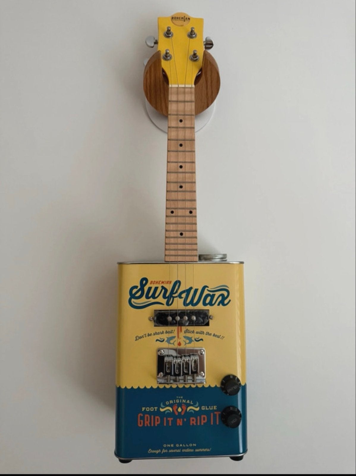 Bohemian Surf Wax Ukelele - Uniek en Speelklaar, Ophalen of Verzenden, Nieuw, Ukelele