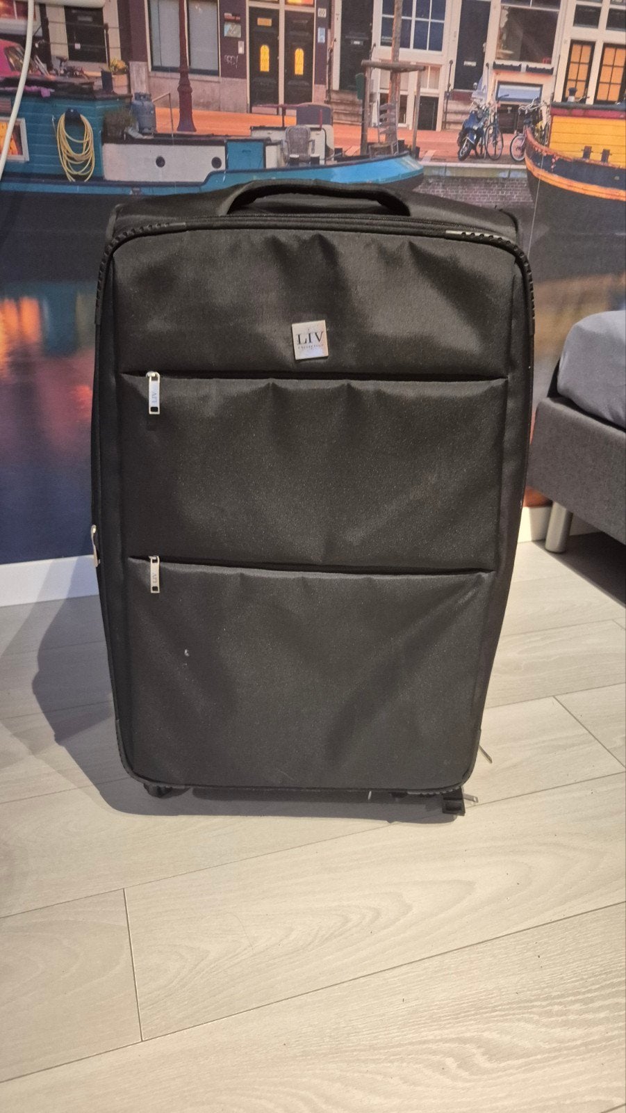 Grote koffer, Sieraden, Tassen en Uiterlijk, Koffers, Ophalen, Hard kunststof, 45 tot 55 cm, Zo goed als nieuw